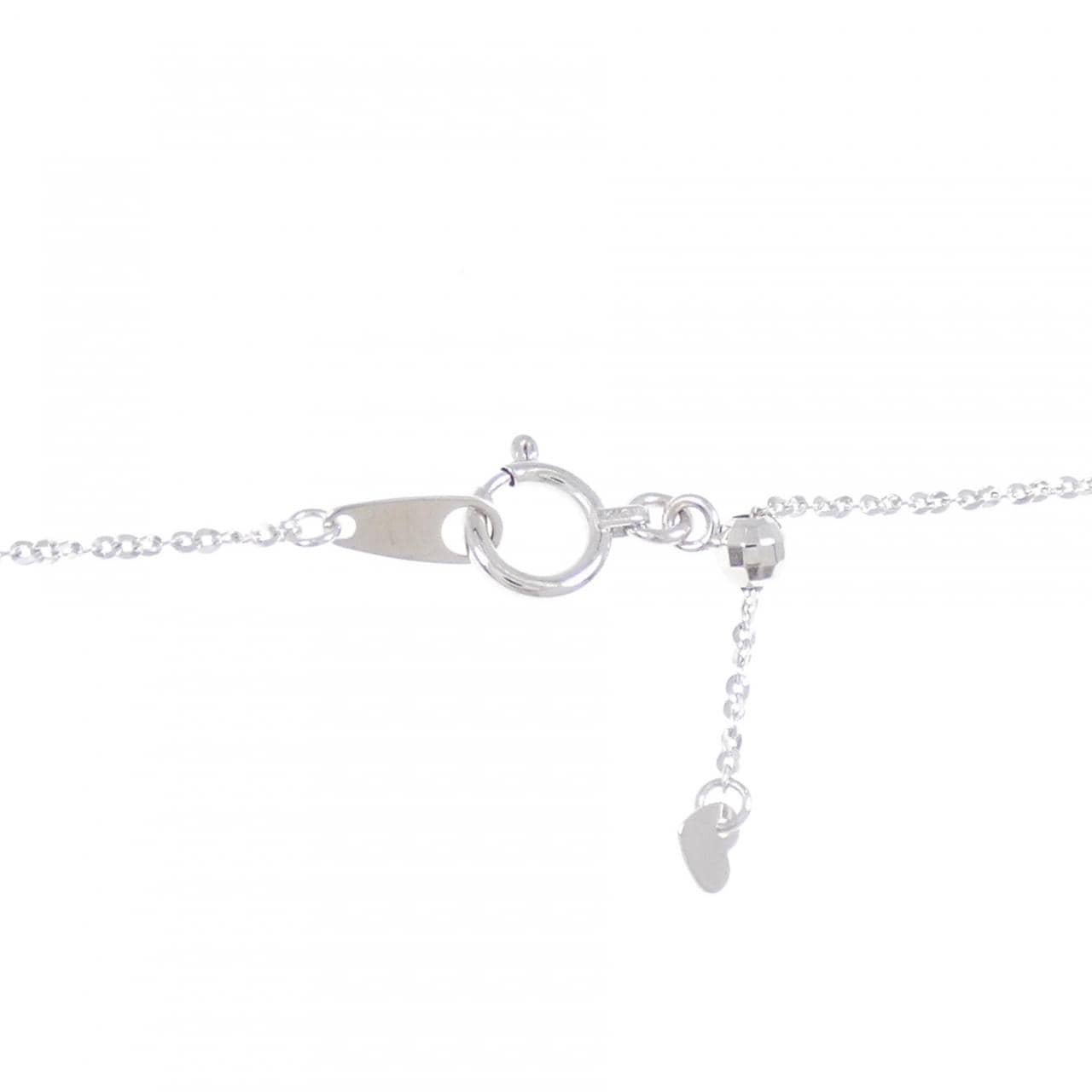 K18WG ダイヤモンド ネックレス 0.23CT