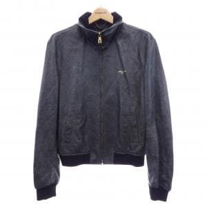 ルイヴィトン LOUIS VUITTON ヴィンテージエフェクトレザー トラックトップ HVL10W754 レザージャケット