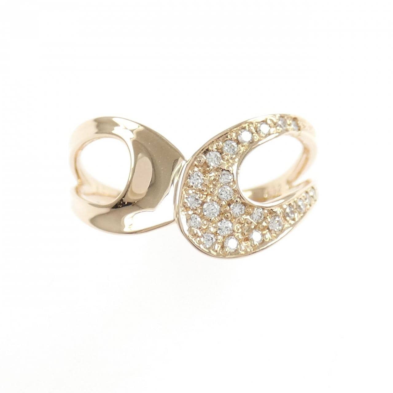 K18PG ダイヤモンド リング 0.12CT