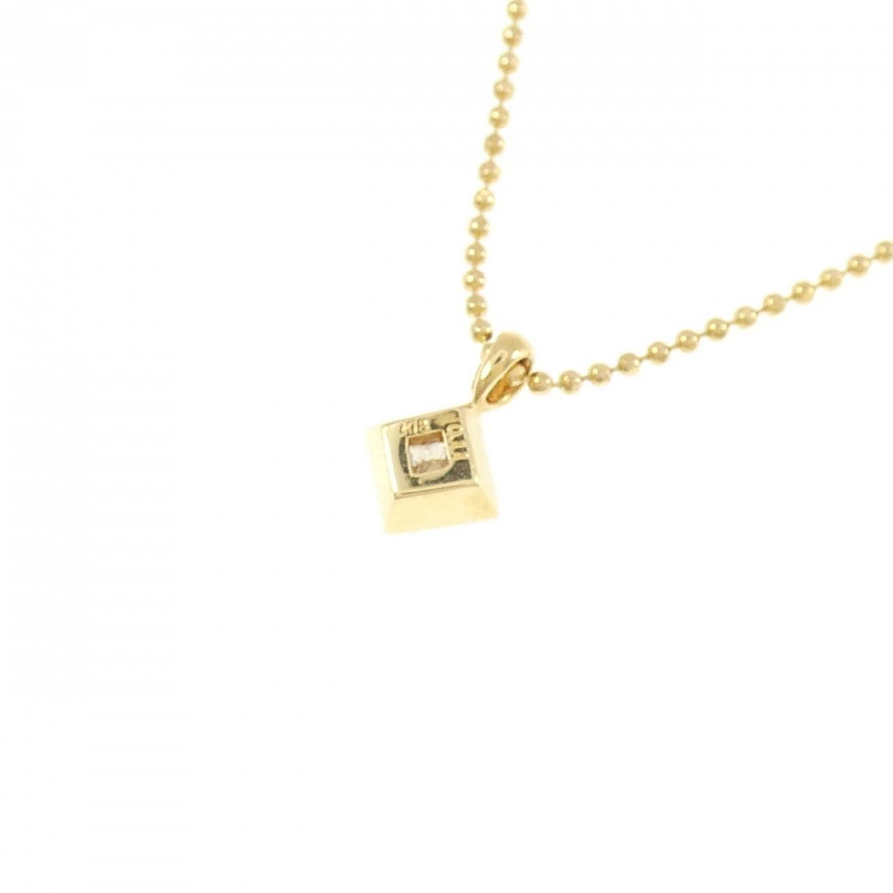 K18YG ダイヤモンド ネックレス 0.11CT