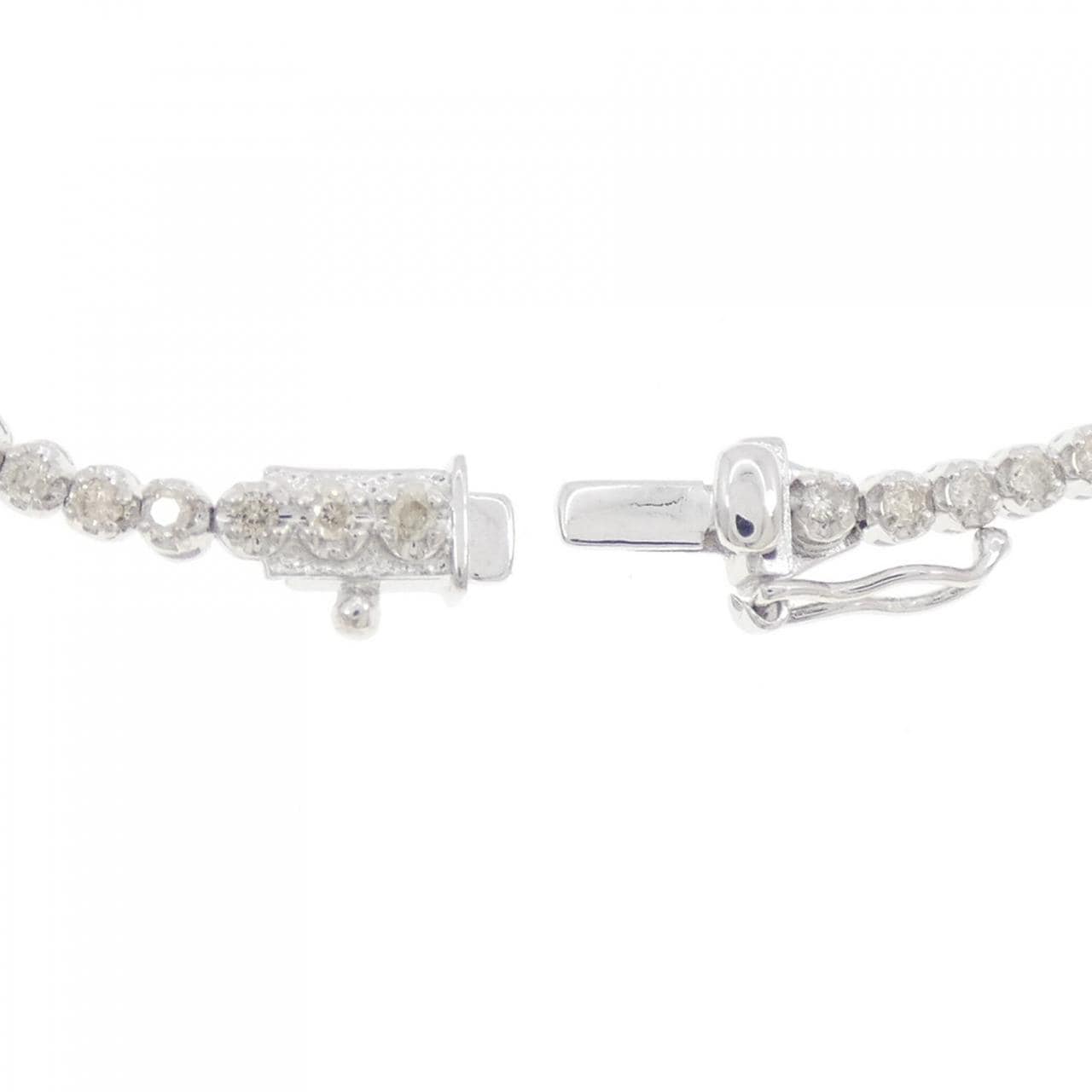 K18WG Diamond bracelet 1.00CT