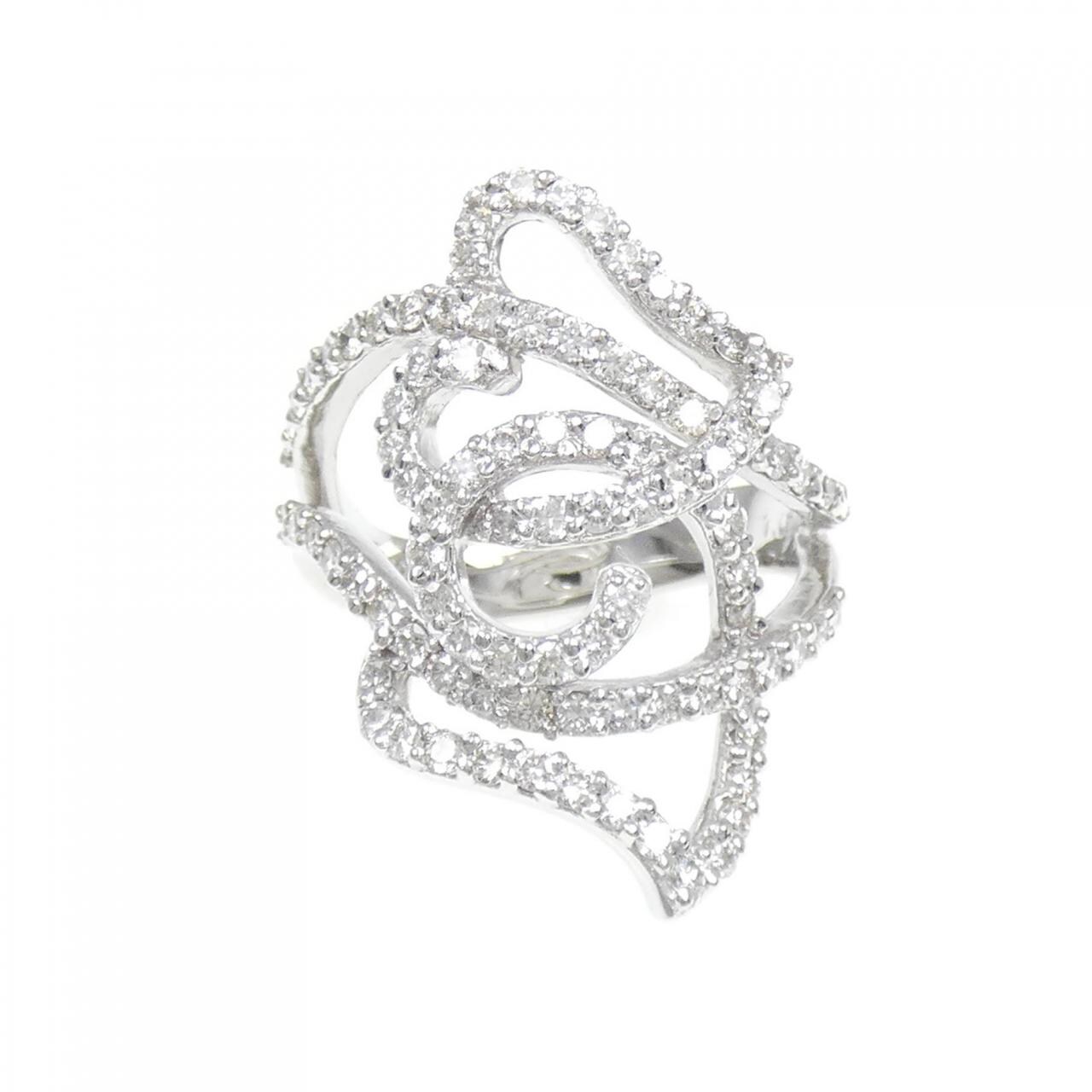 PT900 ハート ダイヤモンド リング 1.09CT