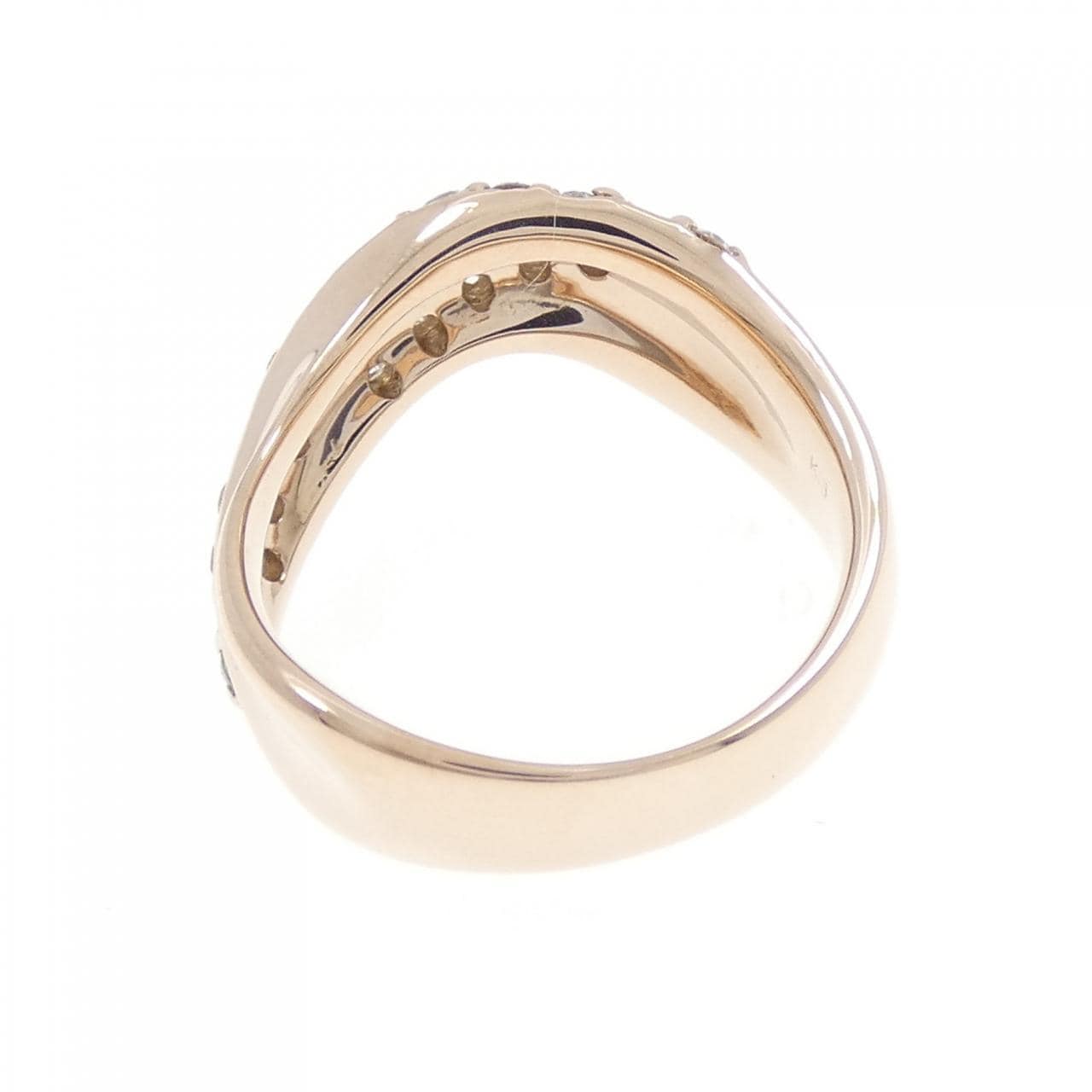 K18PG ダイヤモンド リング 0.66CT