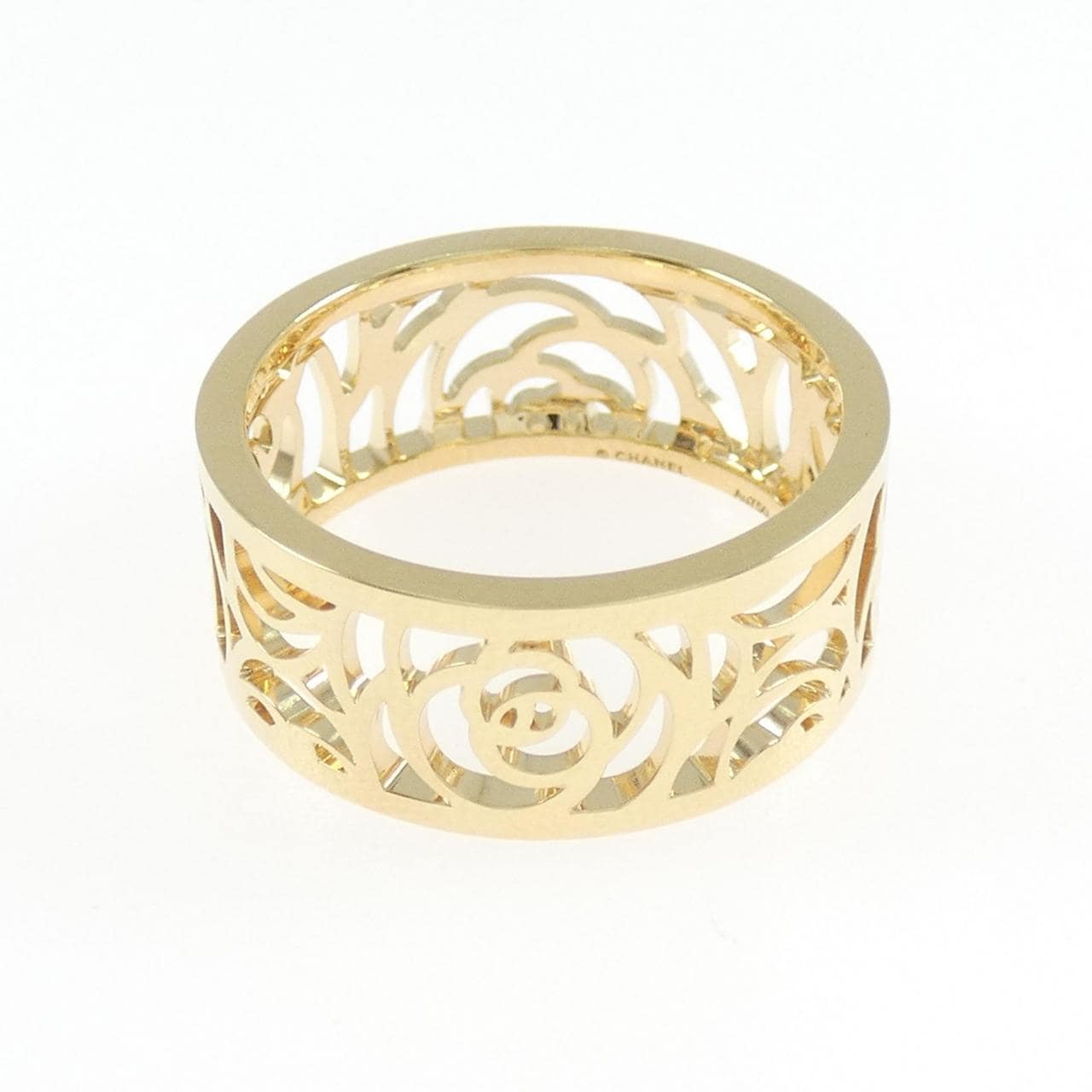 シャネル カメリア ミディアム リング