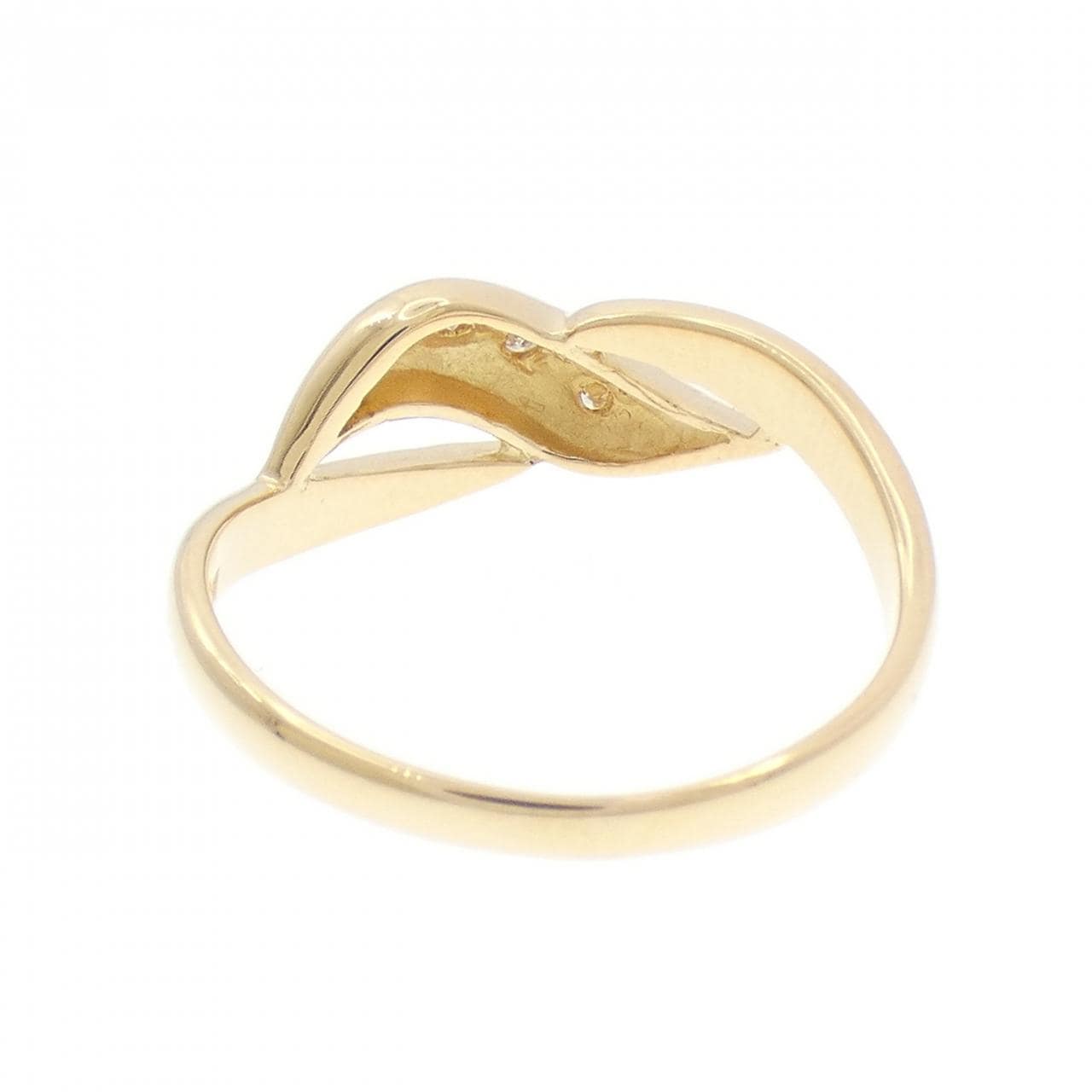 K18YG ダイヤモンド リング