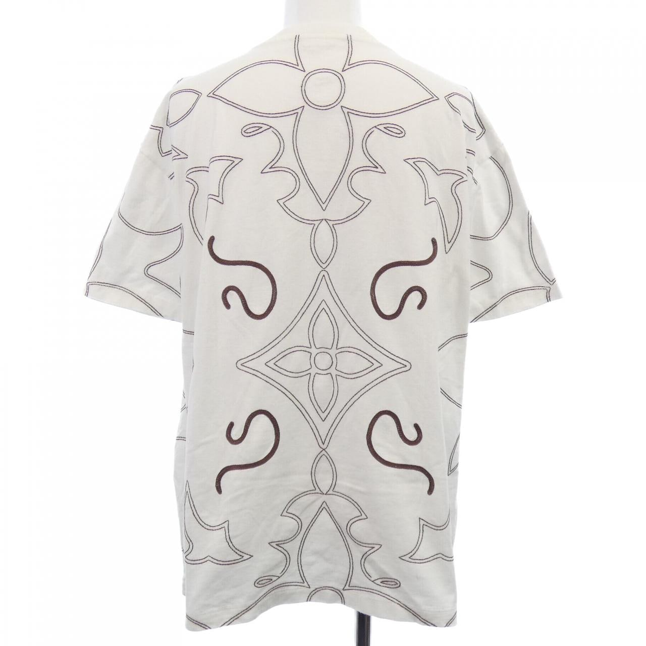 ルイヴィトン LOUIS VUITTON エンブロイダードコットンTシャツ HRY64WNPG Tシャツ