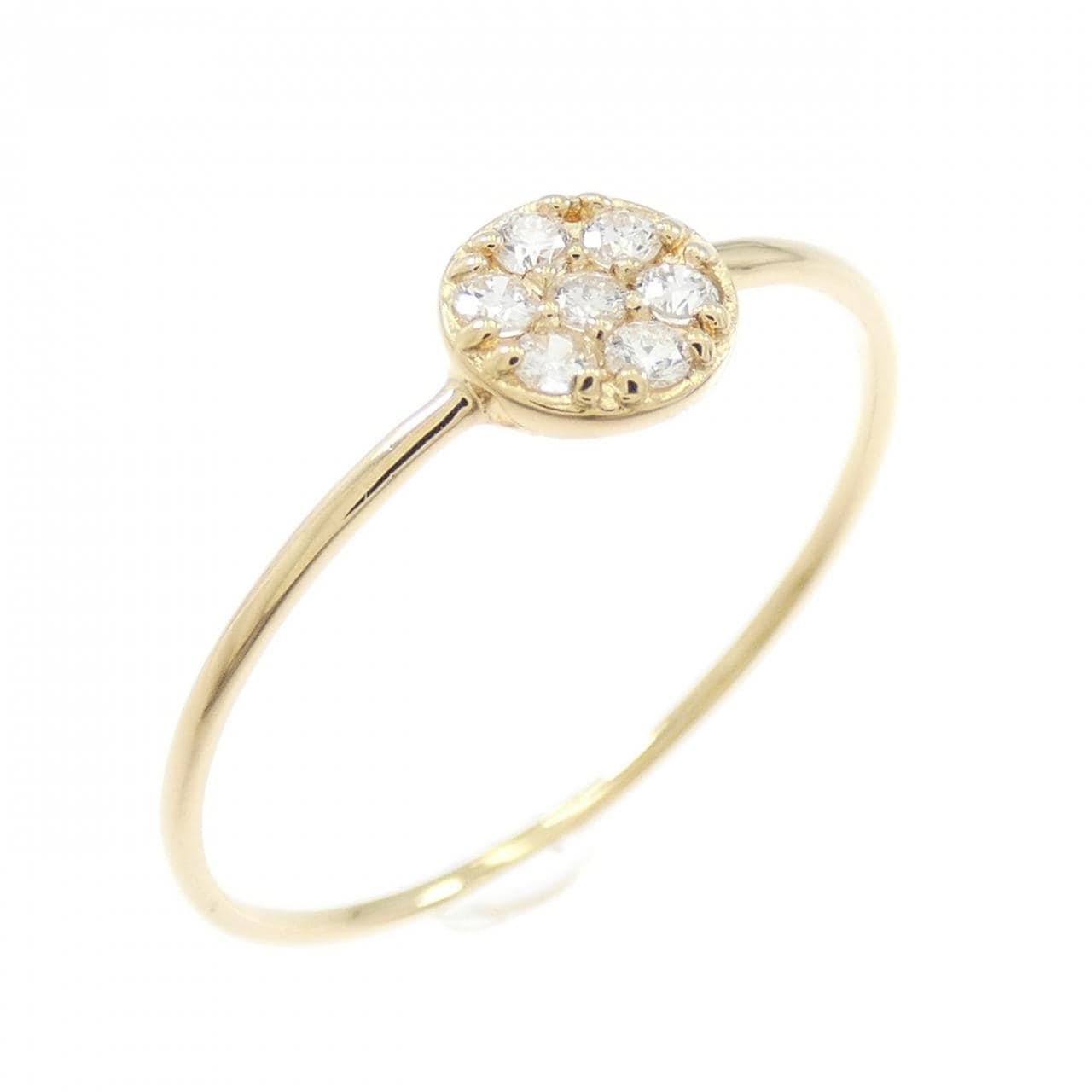 【リメイク】K18YG ダイヤモンド リング 0.10CT