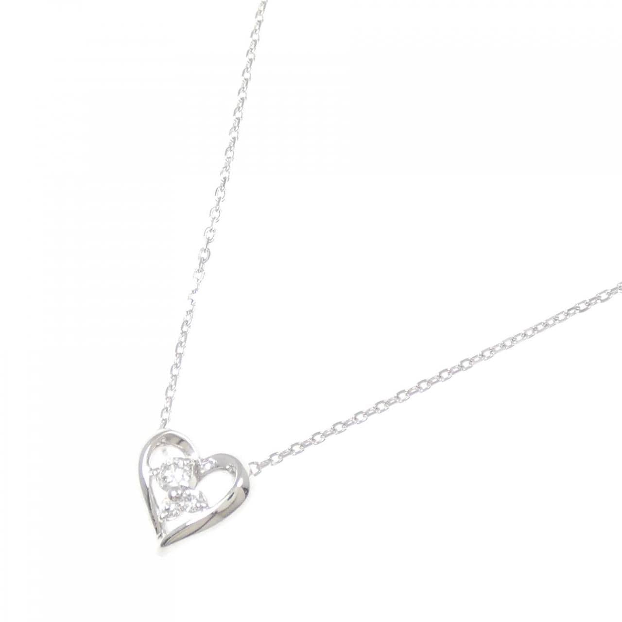 4゜C ハート ダイヤモンド ネックレス