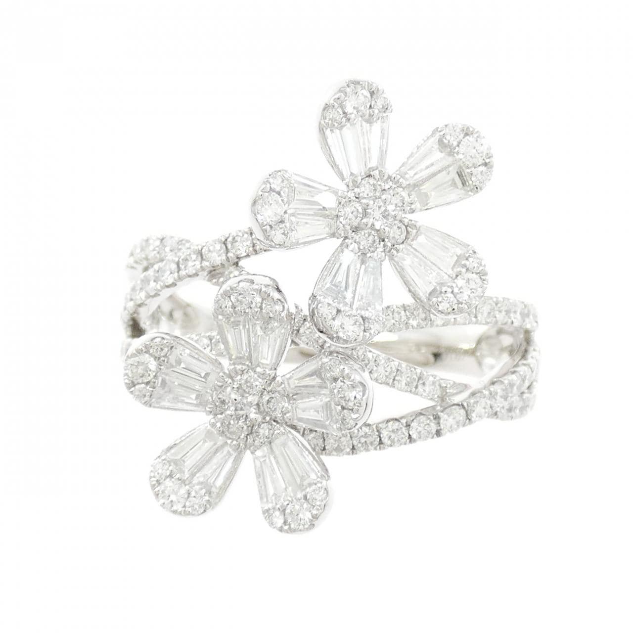 PT950 ダイヤモンド リング 1.65CT