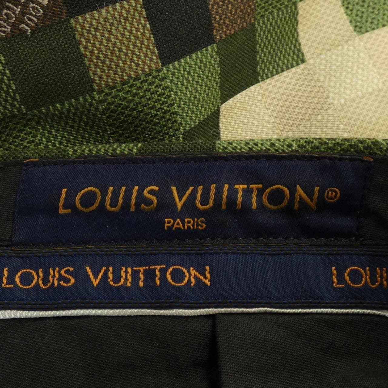 ルイヴィトン LOUIS VUITTON テーラードコットンダミエシガレットパンツ HQP60WHSB パンツ