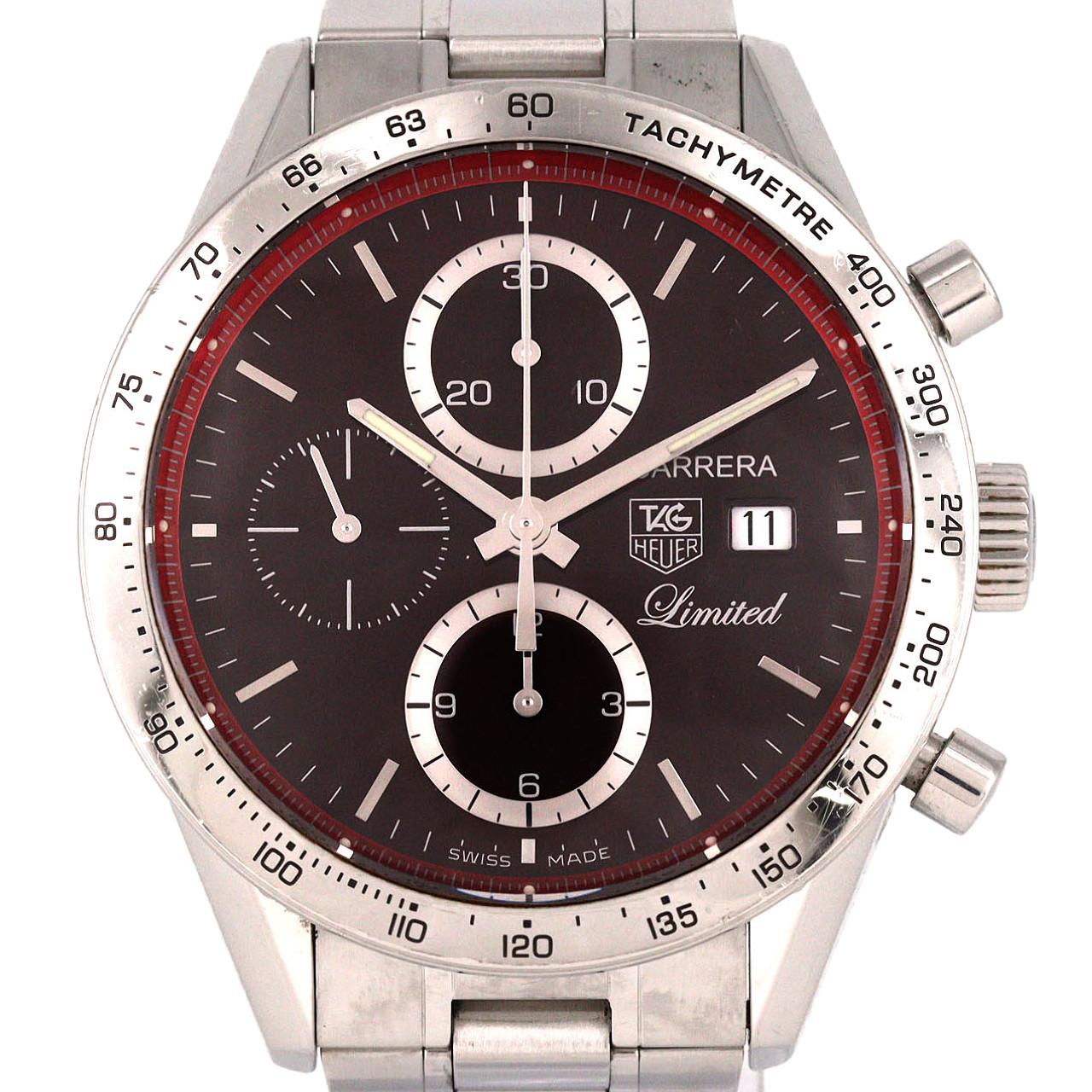 【ノーメンテナンス還元価格】タグ･ホイヤー カレラタキメータークロノ･エレガンス LIMITED CV201D.BA0786 SS 自動巻