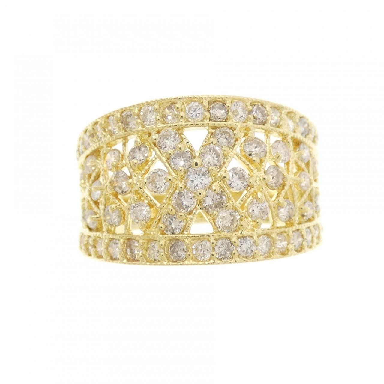 K18YG ダイヤモンド リング 1.00CT