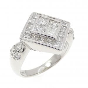 PT900 ダイヤモンド リング 2.00CT