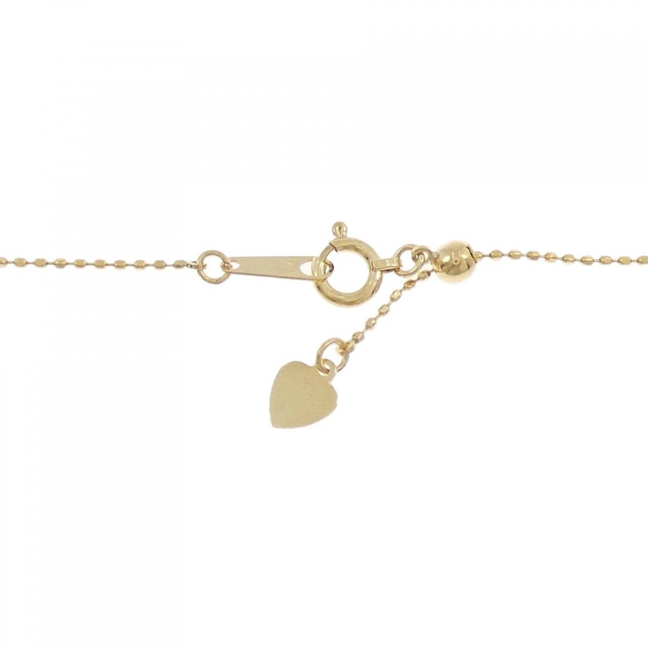 K18YG ダイヤモンド ネックレス 0.1CT