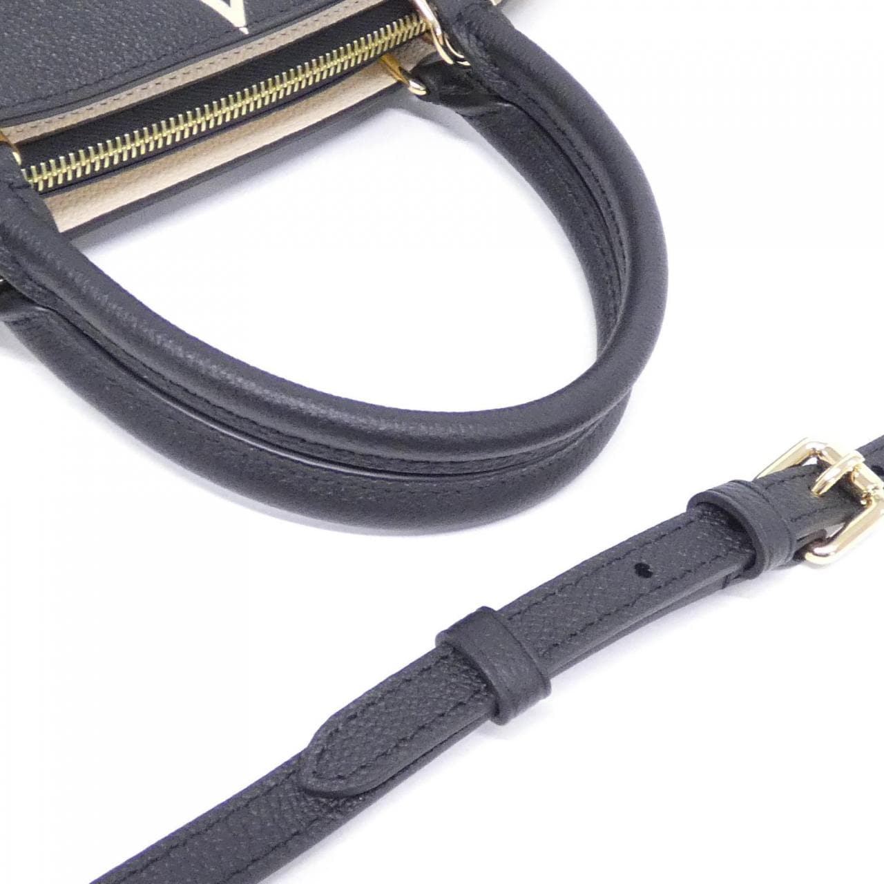 LOUIS VUITTON双色Monogram Empreinte Grand Palais MM M45842 包