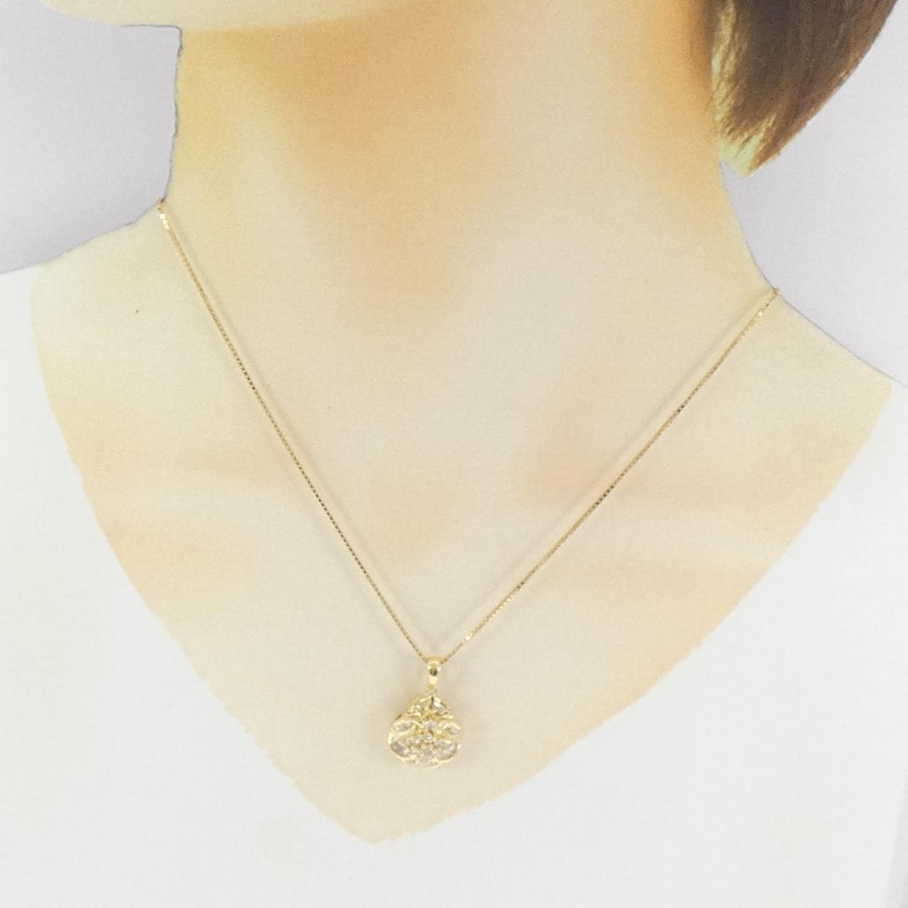 K18YG ダイヤモンド ネックレス 1.00CT
