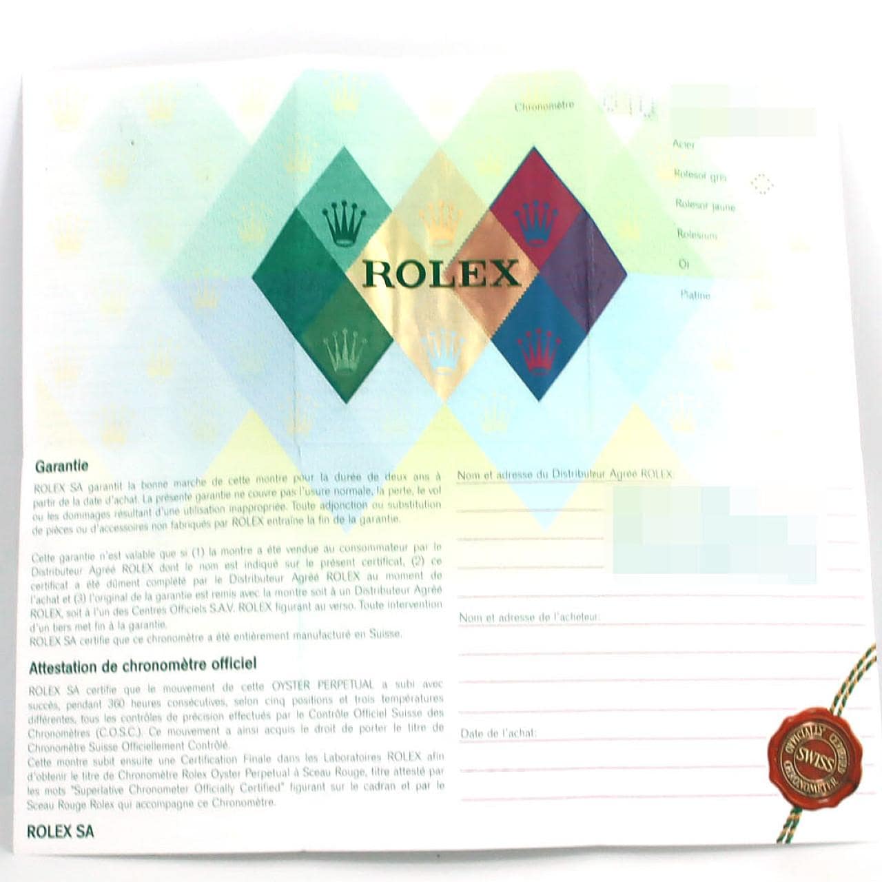 ロレックス ターノグラフ 116264･3 SSxWG 自動巻 Z番