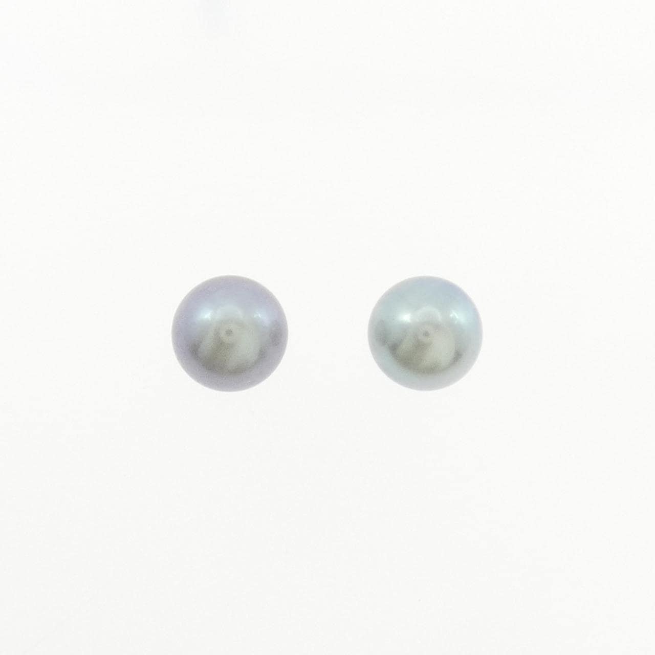 K18WG アコヤパール ピアス 8.6mm