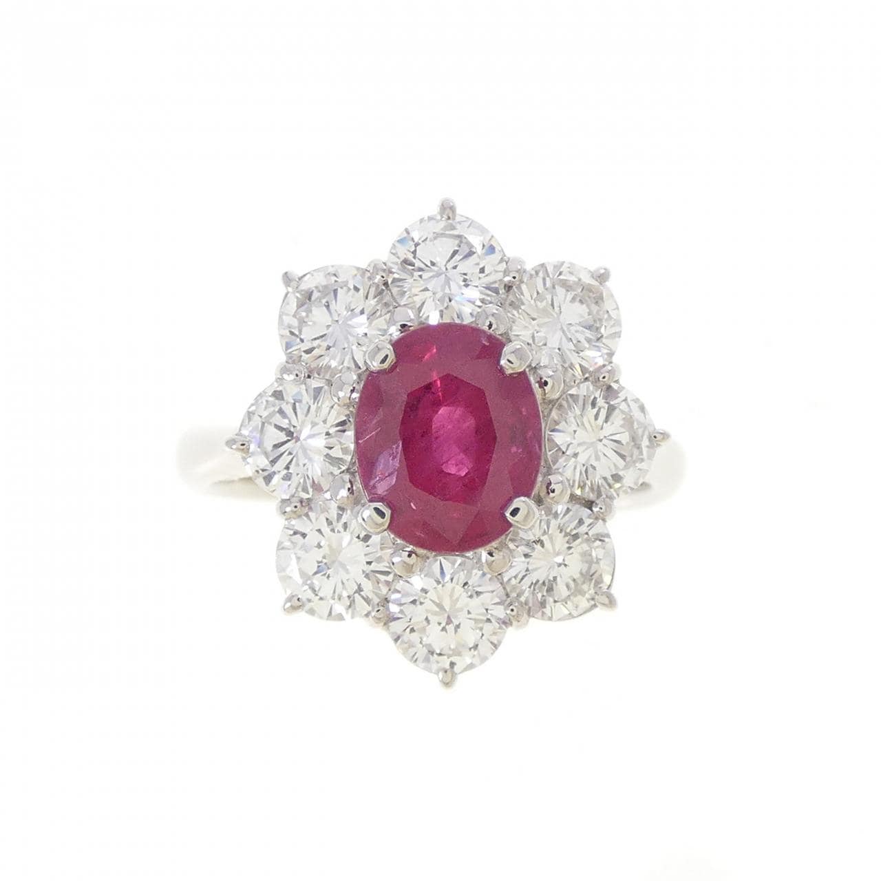 PT900 ルビー リング 1.48CT