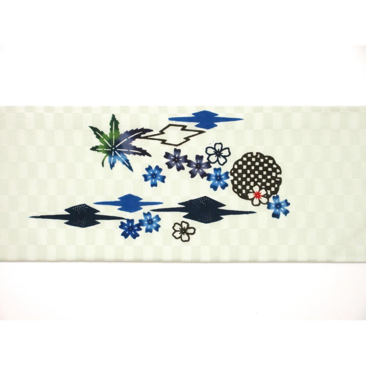 【未使用品】名古屋帯　琉球紅型