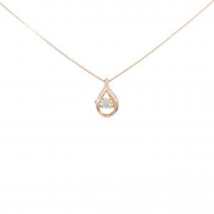K18PG ダイヤモンド ネックレス 0.10CT