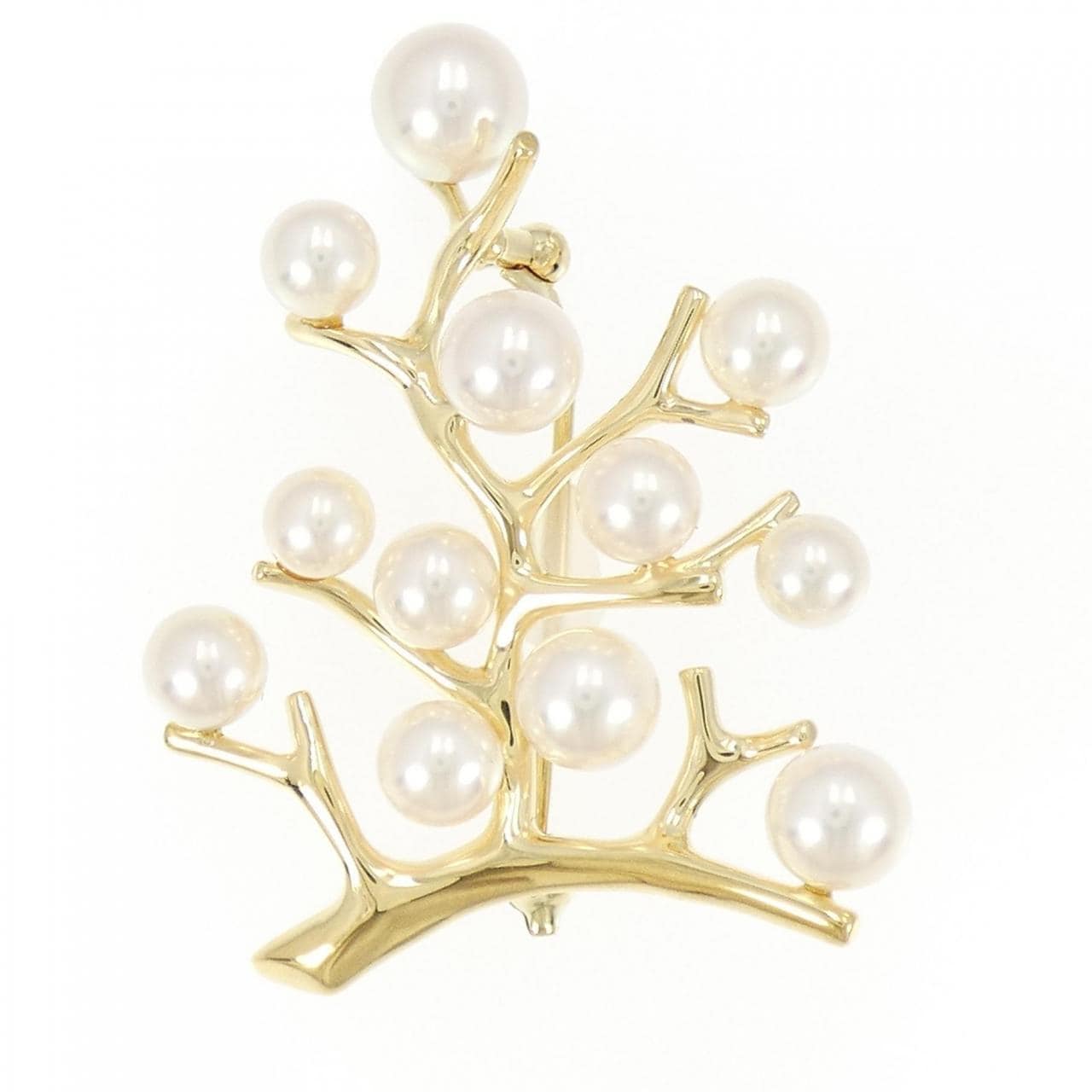 MIKIMOTO Kofuku no ki brooch