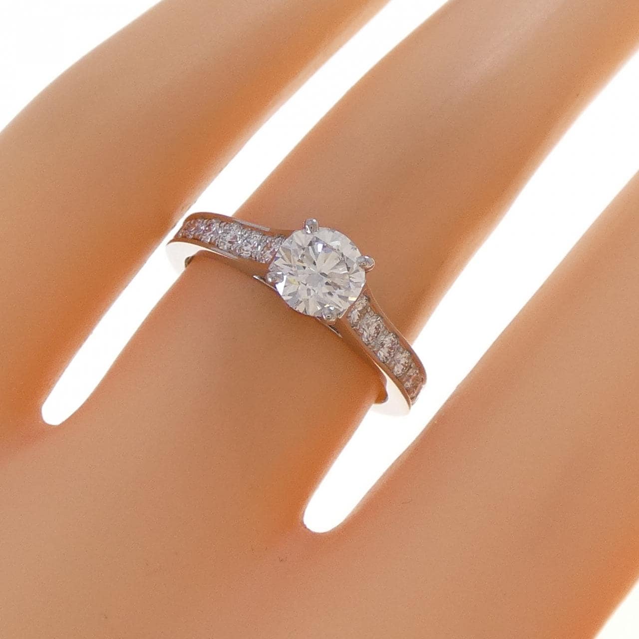 カルティエ 1895 ソリテール リング 0.61CT H VVS1 3EXT