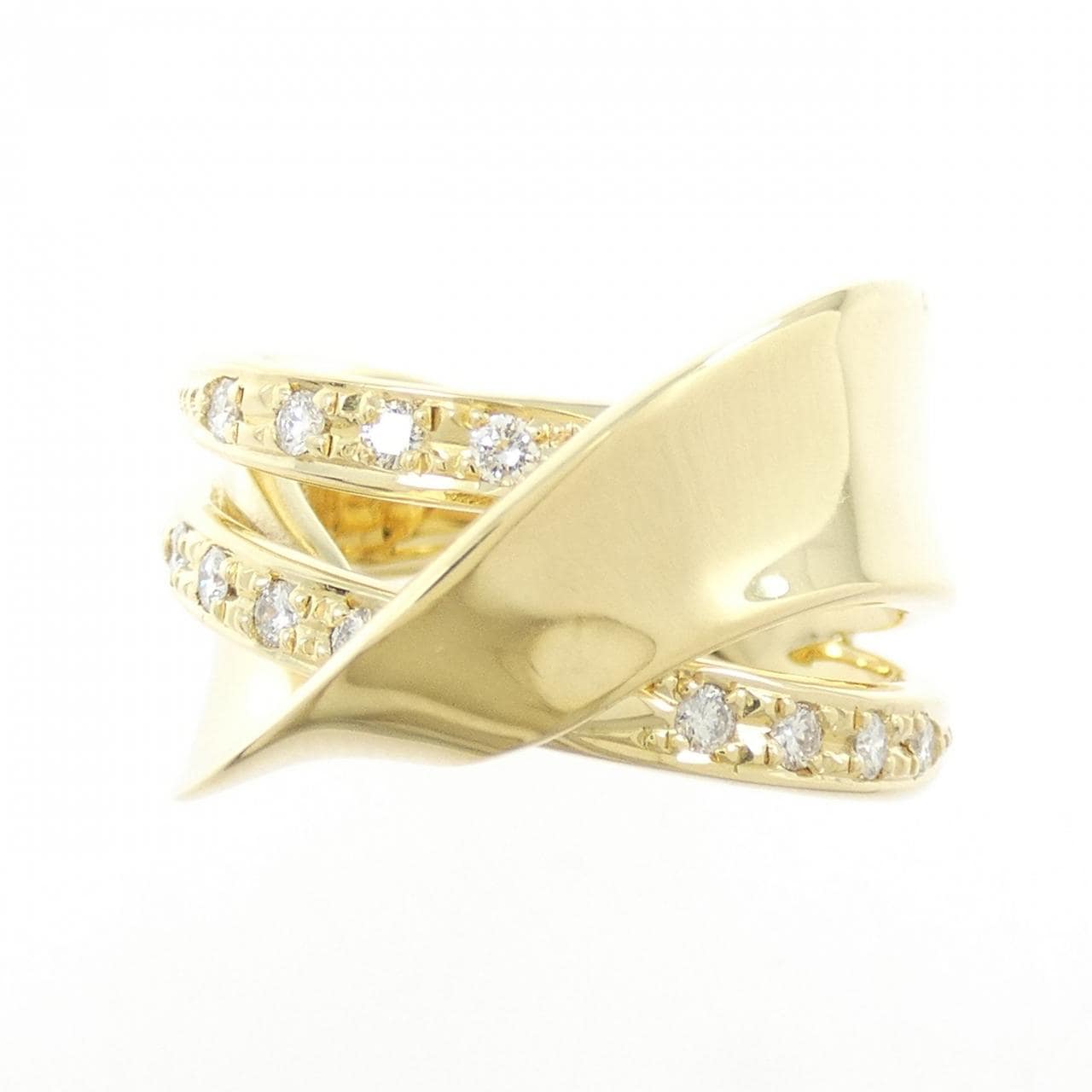 K18YG ダイヤモンド リング 0.20CT