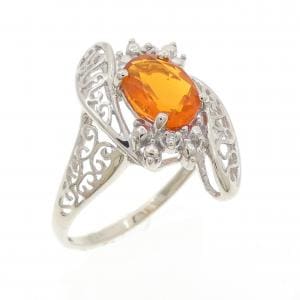 K14WG オパール リング