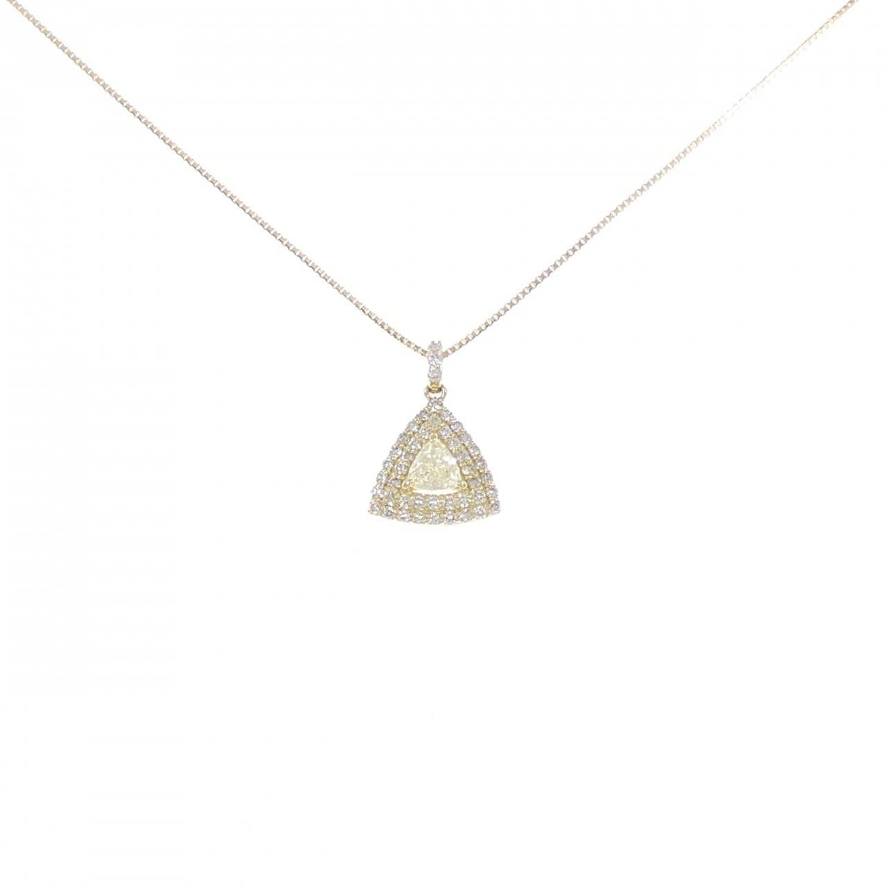 【新品】K18YG ダイヤモンド ネックレス 0.45CT