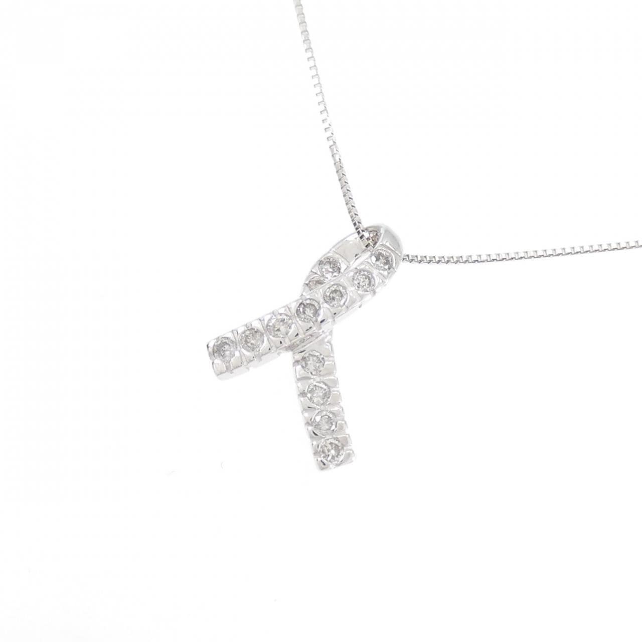K18WG ダイヤモンド ネックレス 0.20CT
