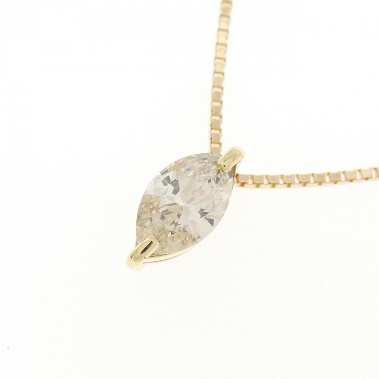 K18YG ダイヤモンド ネックレス 0.43CT