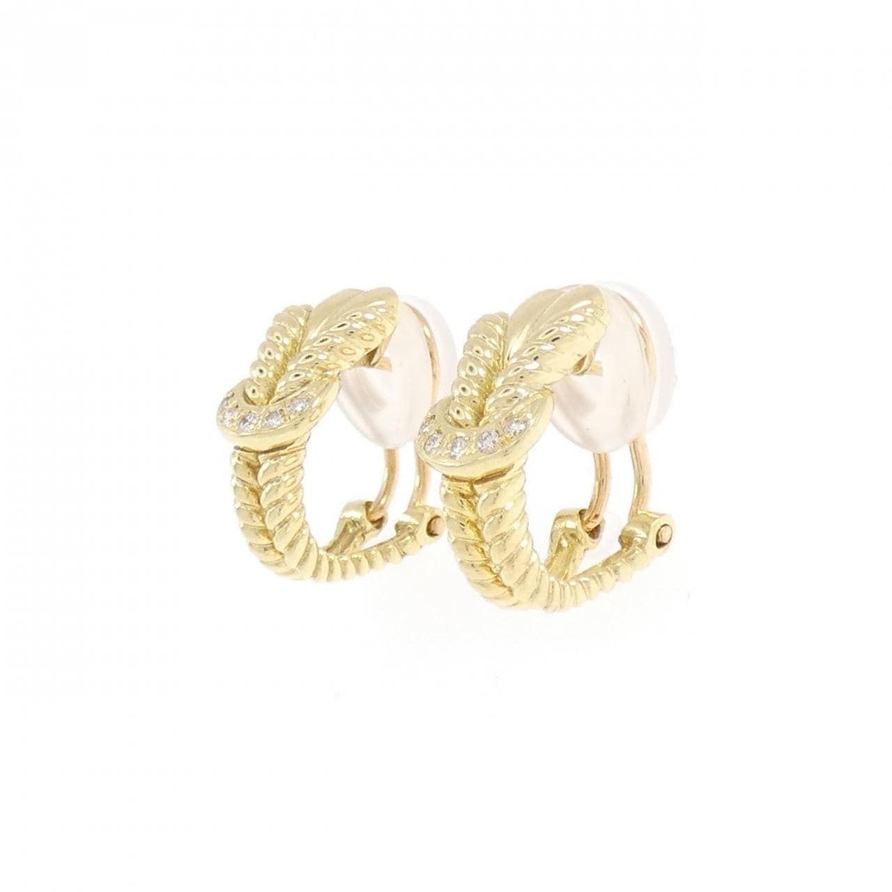 K18YG ダイヤモンド ピアス/イヤリング 0.06CT