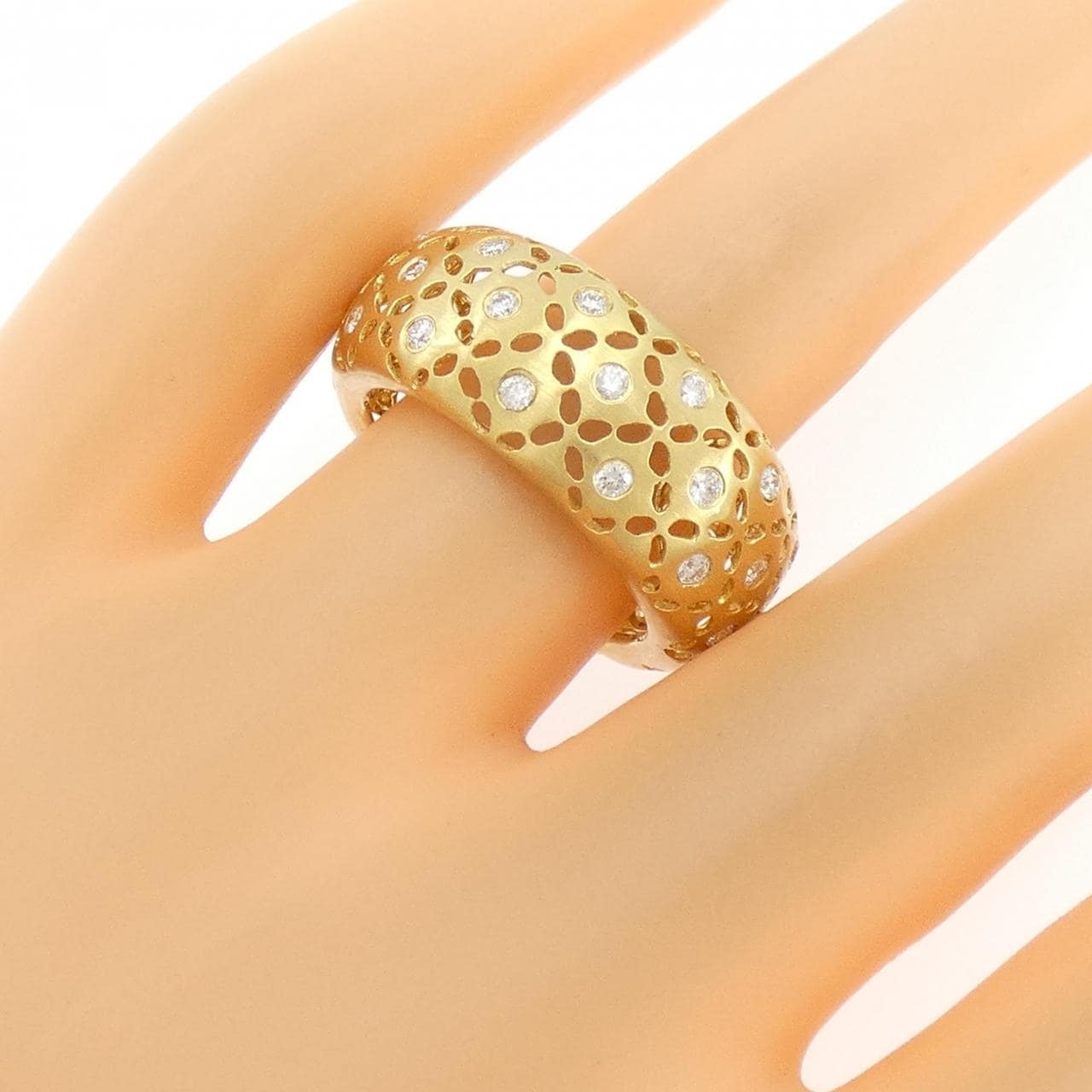 750YG ダイヤモンド リング 0.31CT