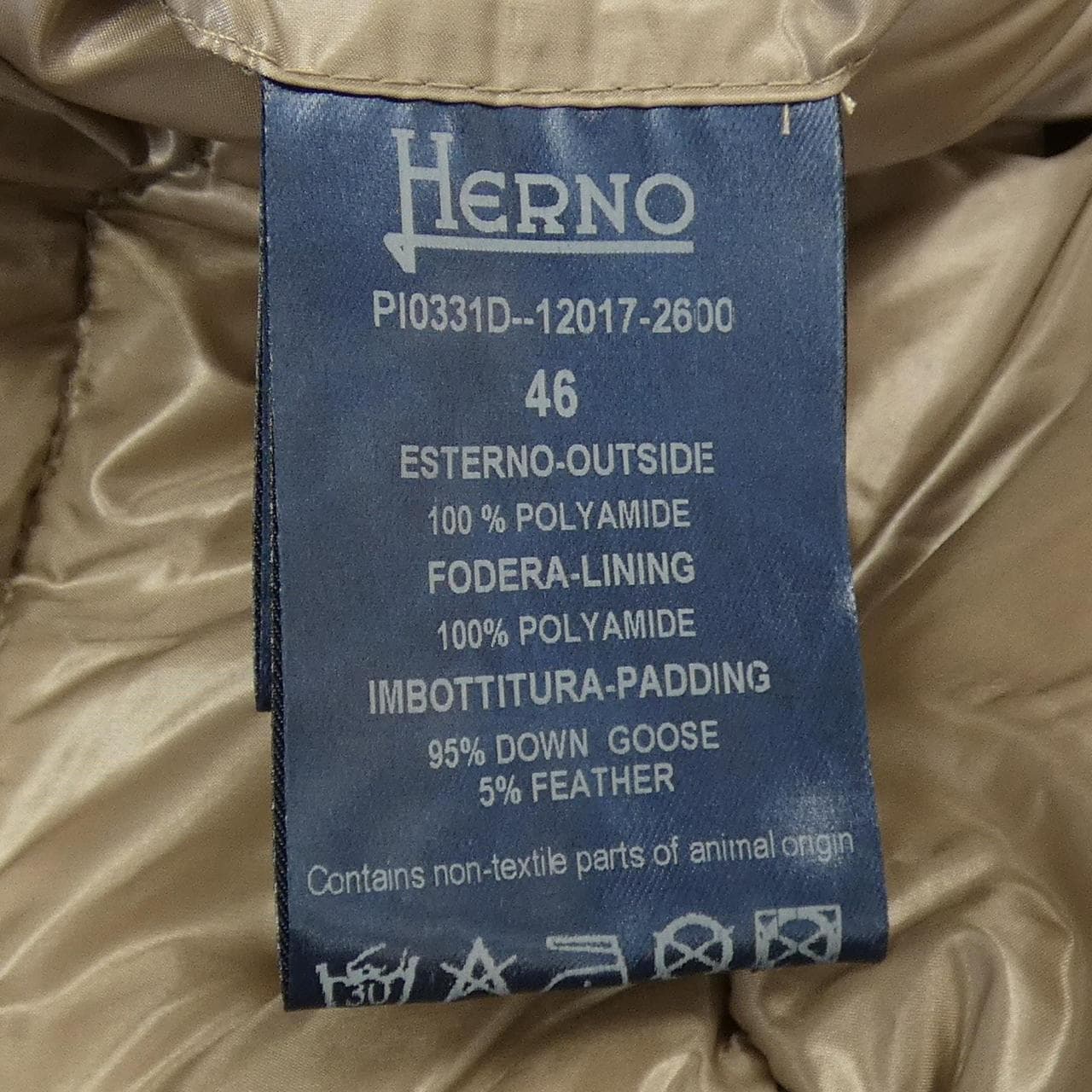 ヘルノ Herno PI0331D ダウンコート