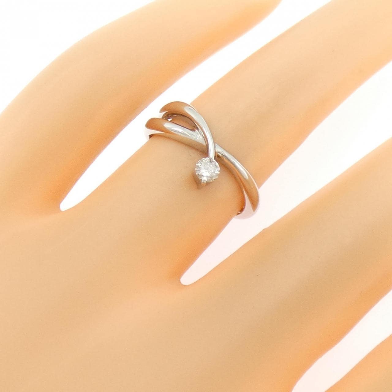 PT900 ダイヤモンド リング 0.11CT