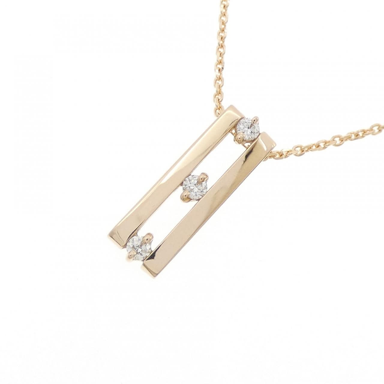 ギンザ タナカ ダイヤモンド ネックレス 0.07CT