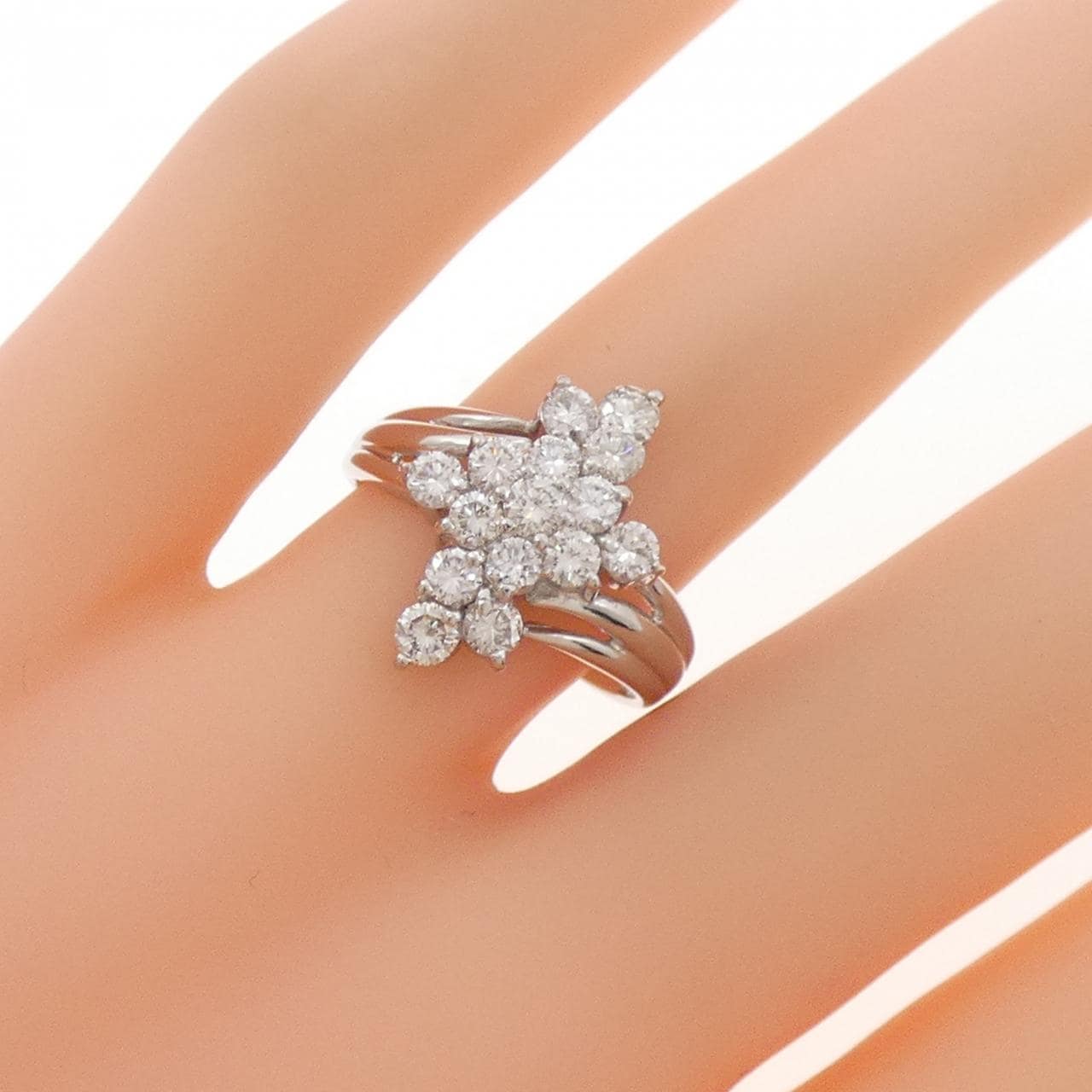 PT900 ダイヤモンド リング 1.02CT