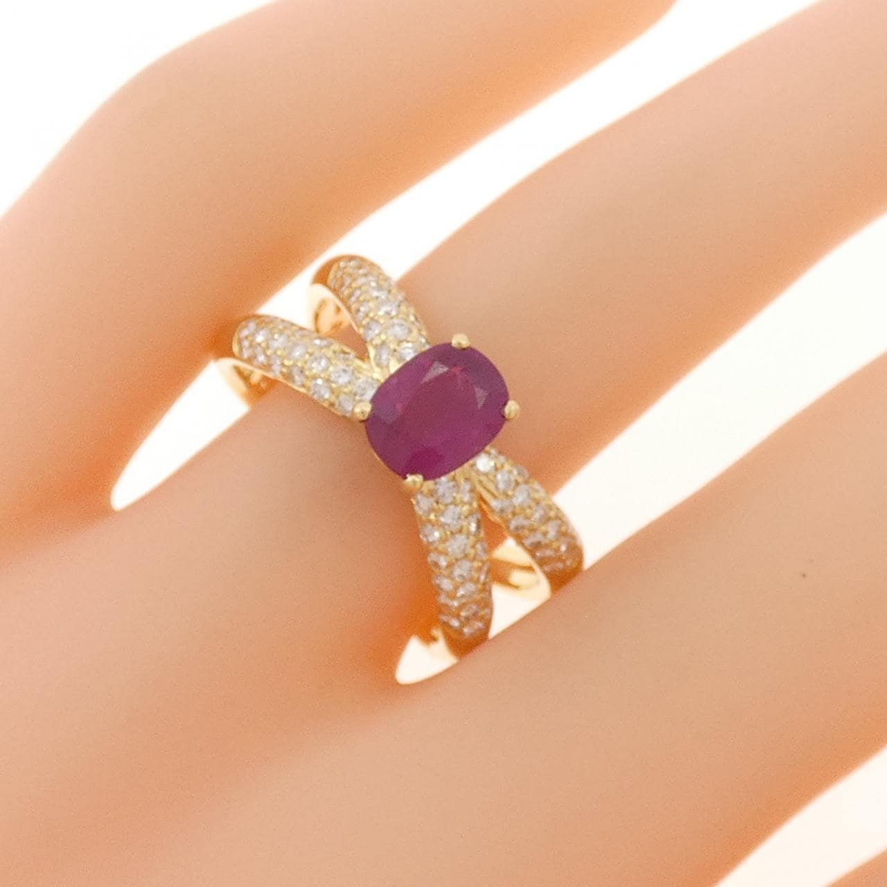 ポンテヴェキオ ルビー リング 1.08CT