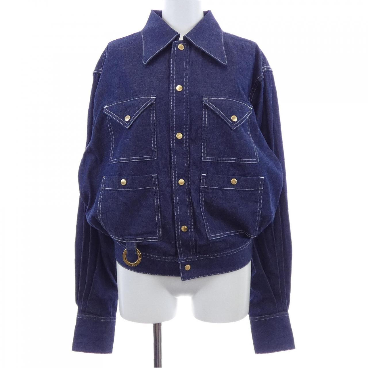 セリーヌ CELINE コットンデニムシャツ CELINE PARIS トリオンフ RV15Z2N67 シャツ
