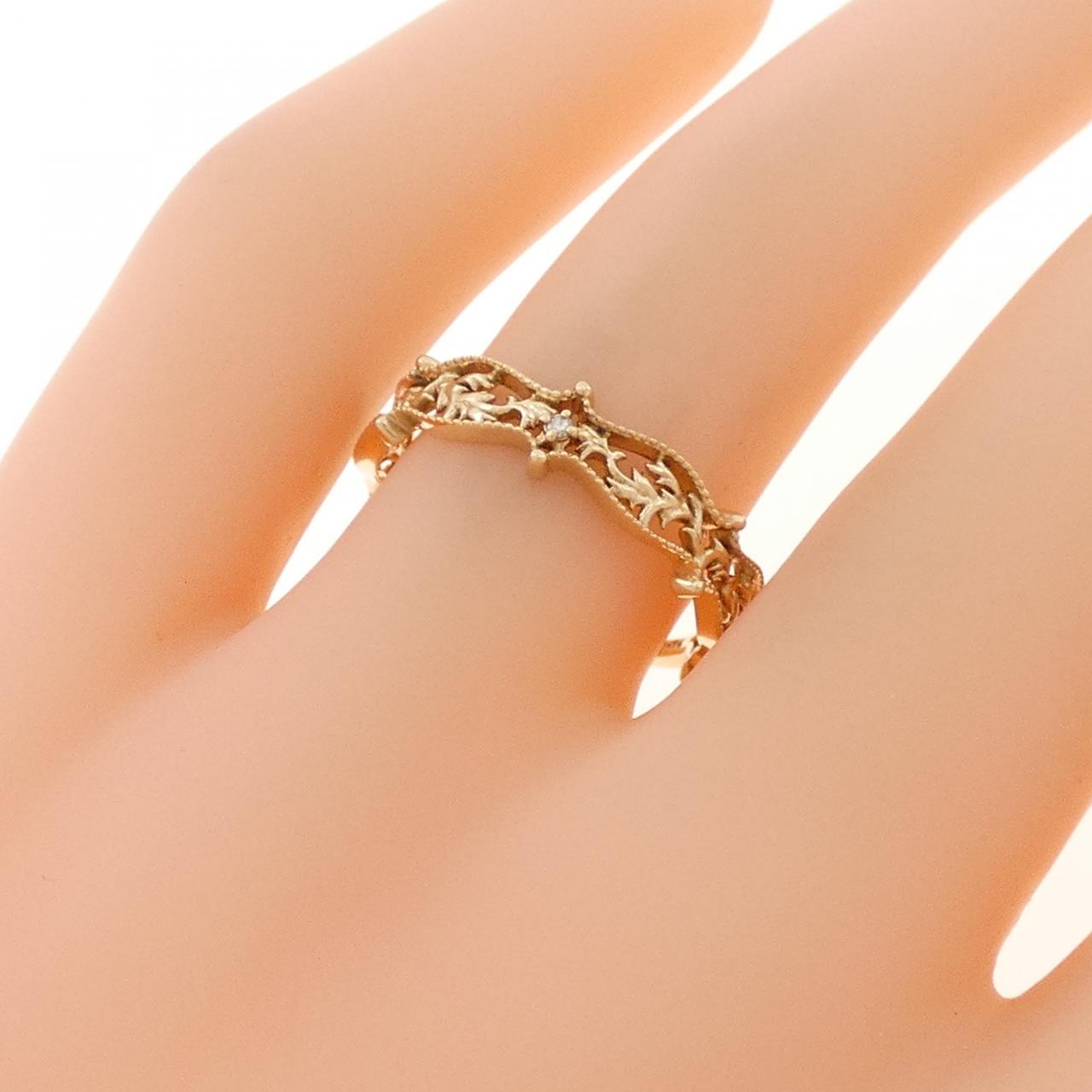 アガット ダイヤモンド リング 0.005CT