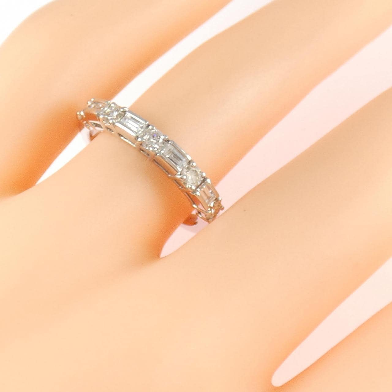K18WG ダイヤモンド リング 0.50CT