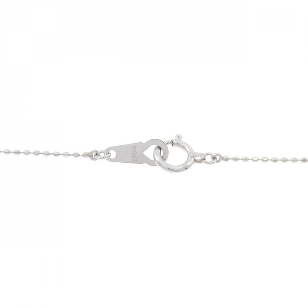 K18WG ダイヤモンド ネックレス 0.08CT