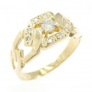 K18YG ダイヤモンド リング 0.10CT