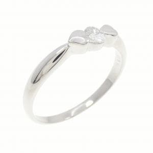 PT ハート ダイヤモンド リング 0.15CT