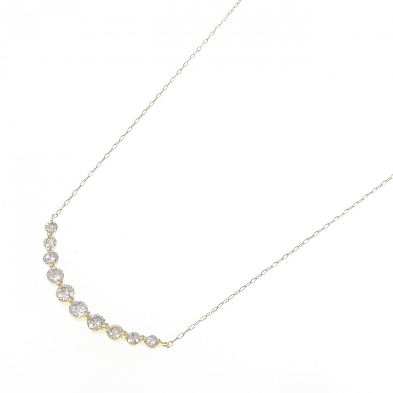 K18YG ダイヤモンド ネックレス 1.00CT