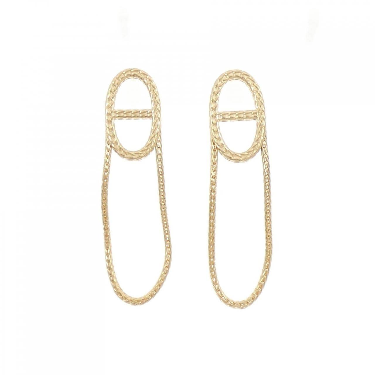 HERMES Chaine d'Ancre Danae Earrings