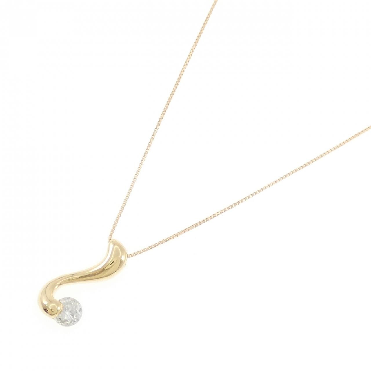 K18YG ダイヤモンド ネックレス 0.41CT
