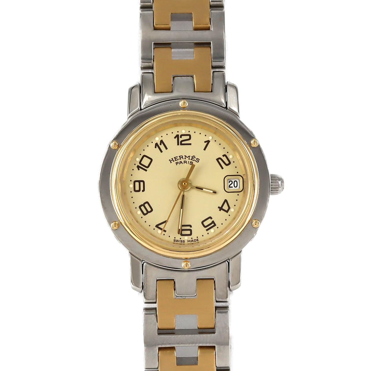 エルメス クリッパー コンビ CL4.220 SSxGP クォーツ