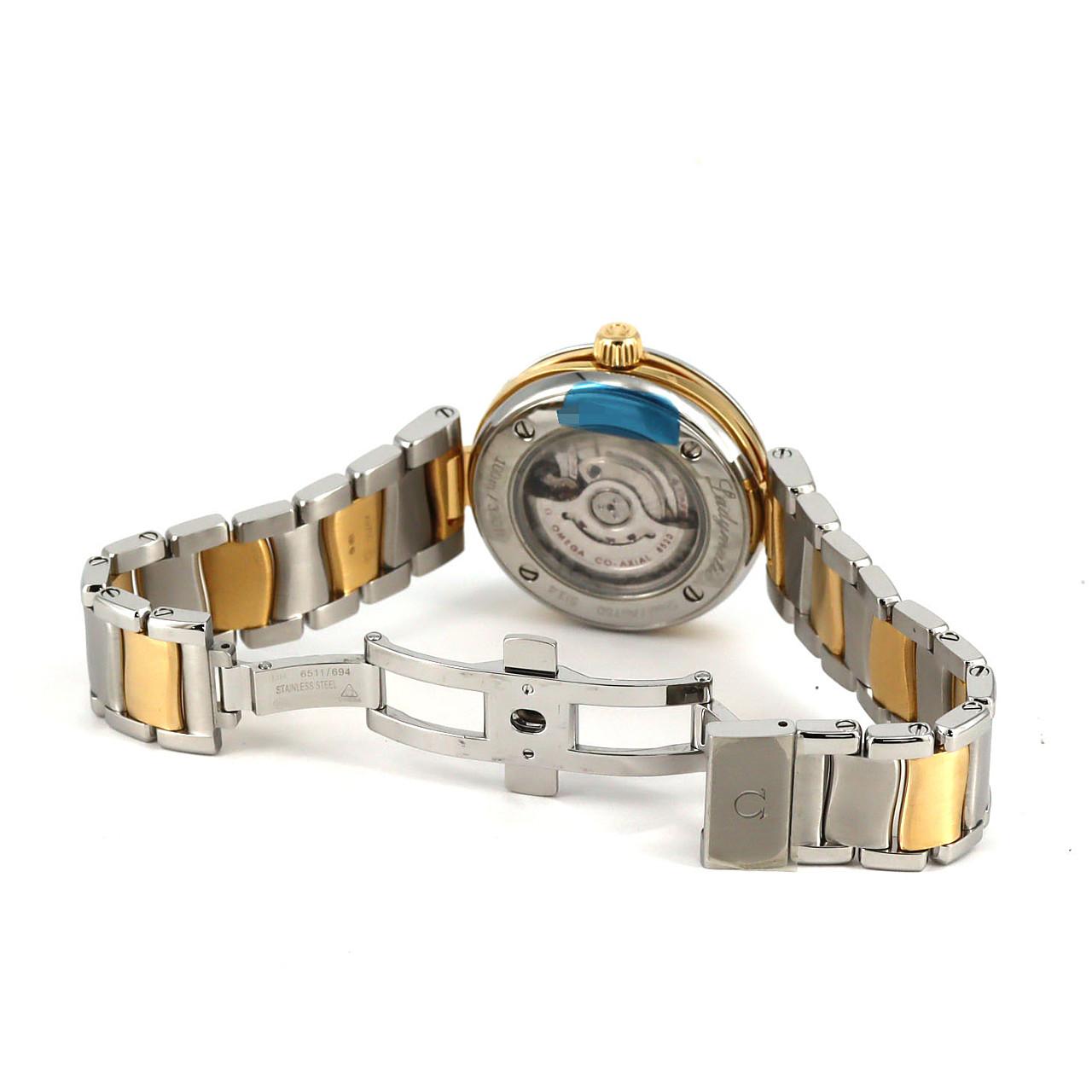 【新品】歐米茄 Ladymatic YG Combi 11P 425.20.34.20.55.002 不鏽鋼及黃金自動上弦